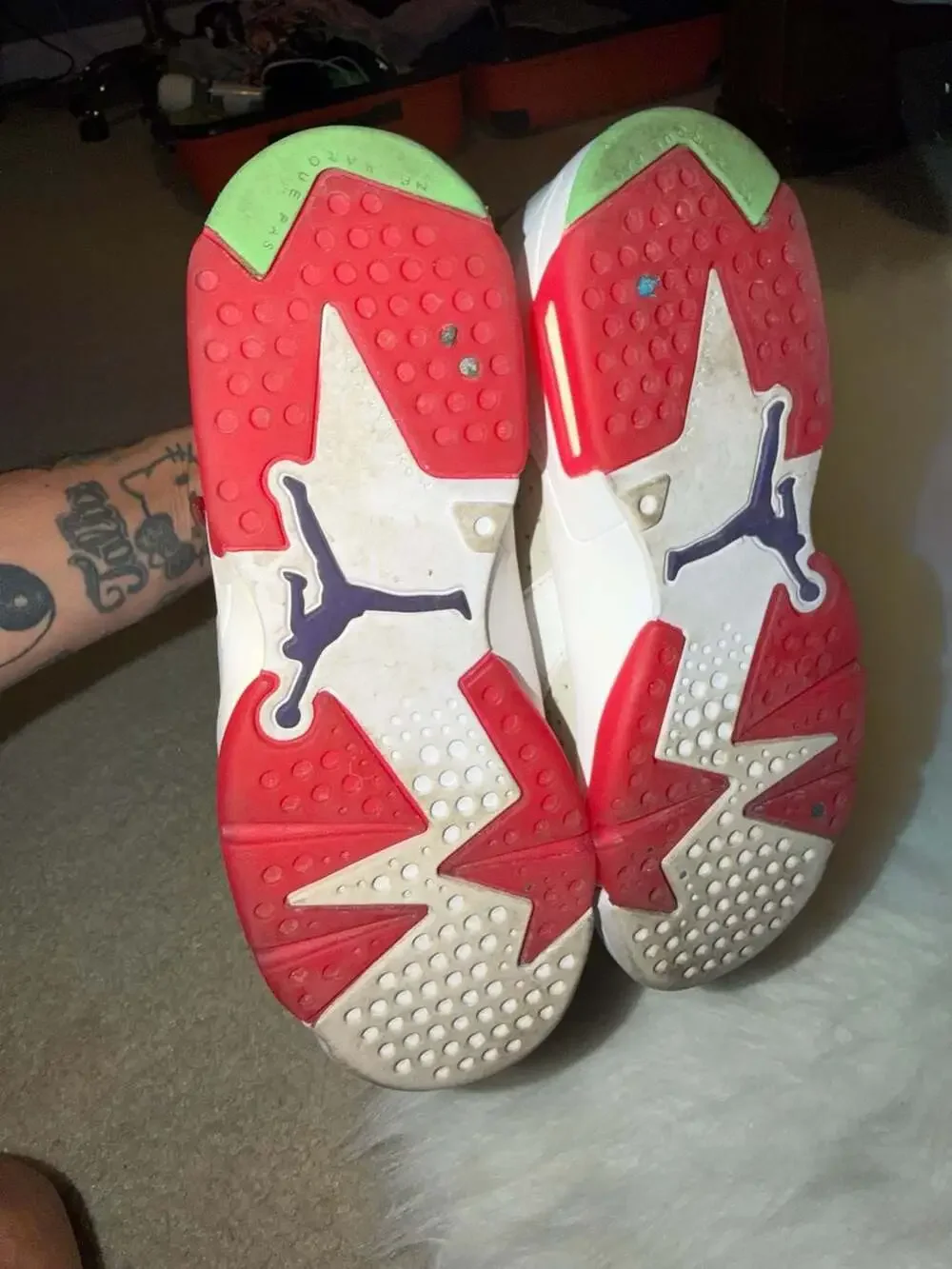 Nike Air Jordan 6 Retro GS Alternate Hare Sneakers